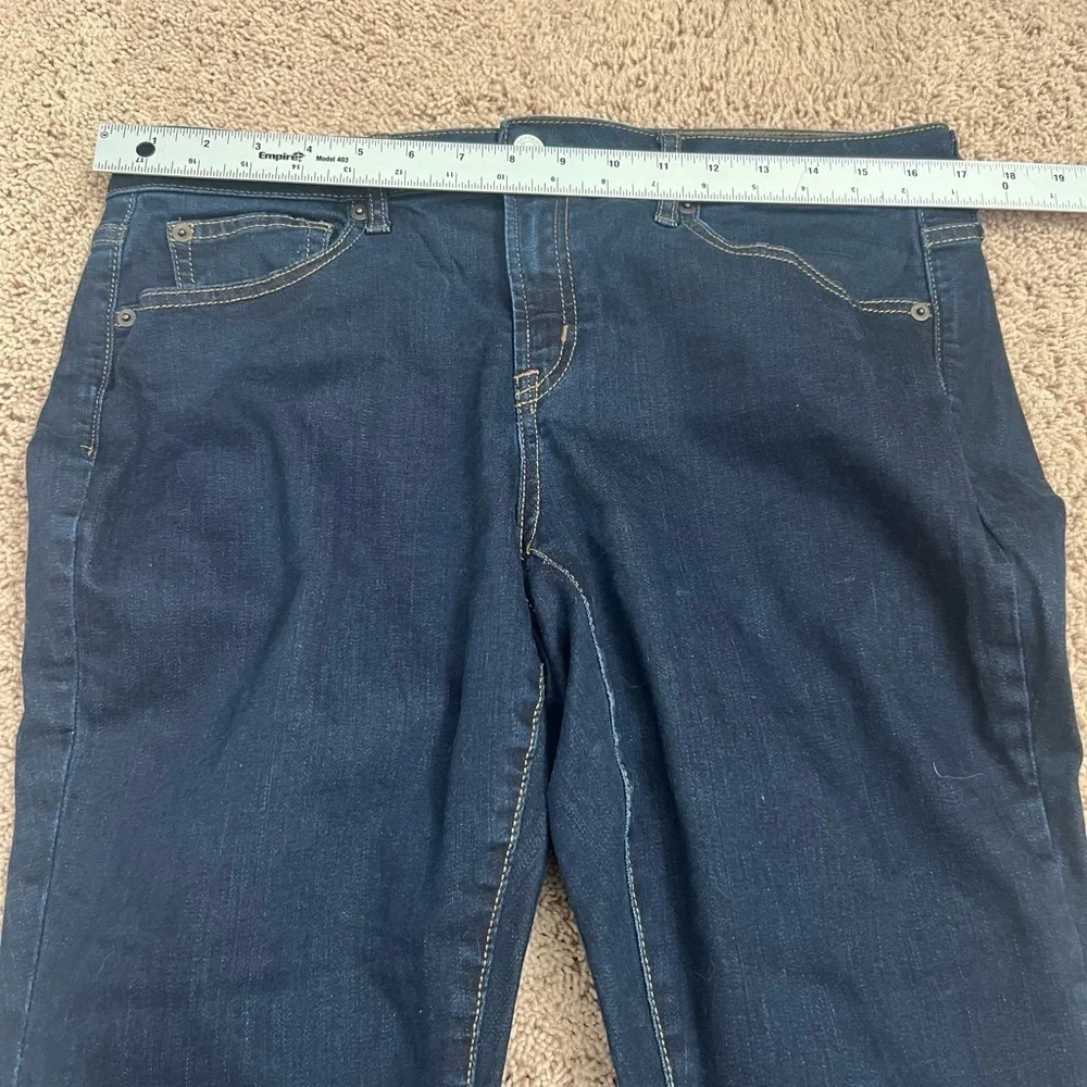 14p 14 petite 32 gap curvy true skinny dark wash jeans